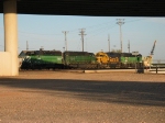 BNSF 2182, 7020, 3203 & 3154